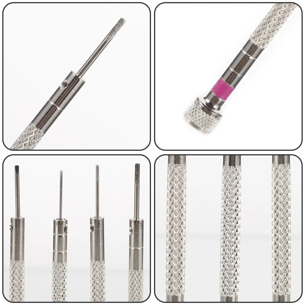Flat Screwdriver Set Watch Repair Tools Glasses Repairing Kit Adjust