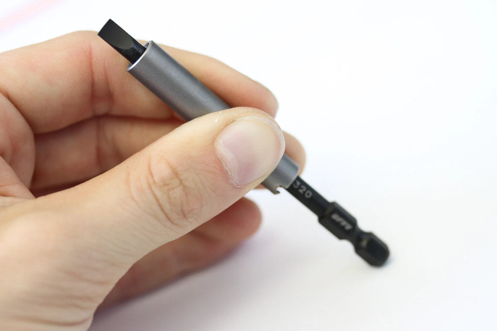 Uffy Slotted Power Bit w/ Finder Sleeve (4.9MM x 3-3/4") M-320X