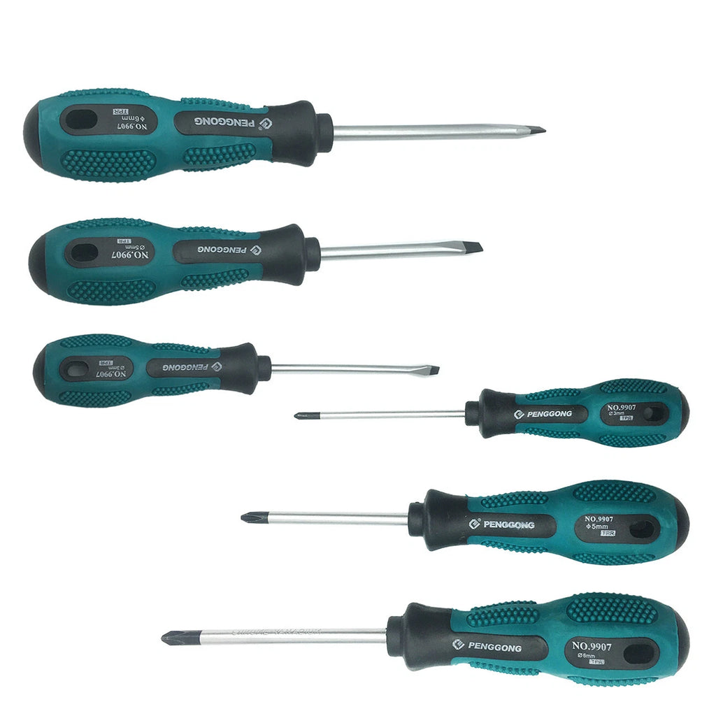6pcs Screwdriver set Repair Tool Magnetic Phillips / Slotted Muti-Purpose hand t