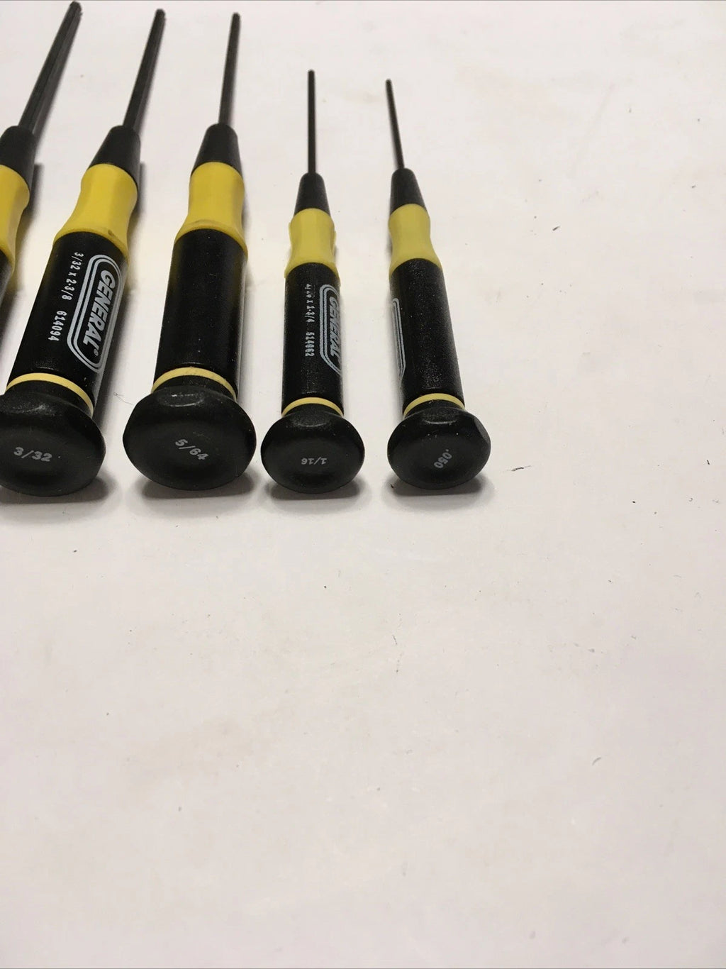 General Tool 8 Piece Ball Hex Precision Screwdriver Set NIB!!