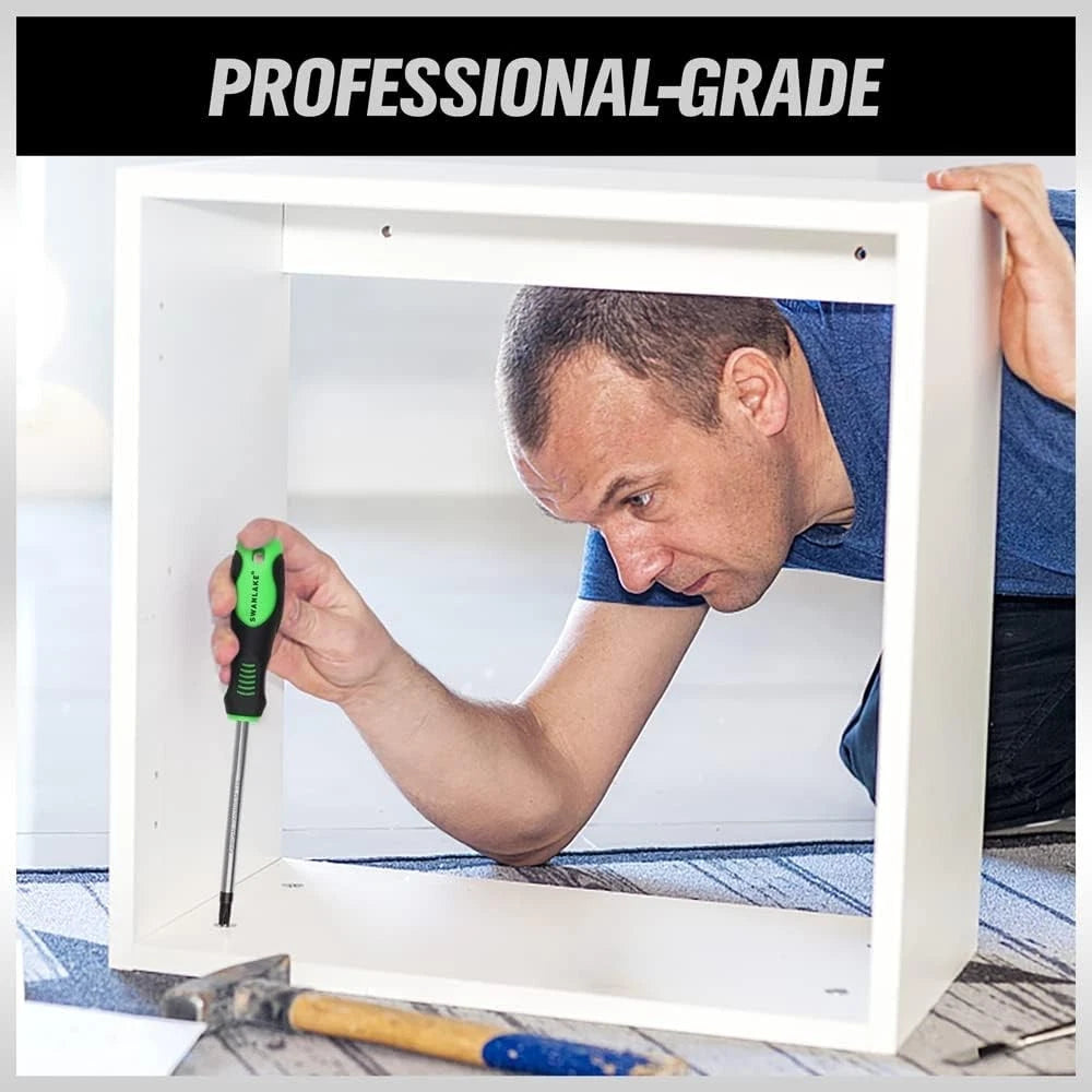 Ergonomic 13-Piece Torx Screwdriver Set with Magnetic Tips for Easy Assembly