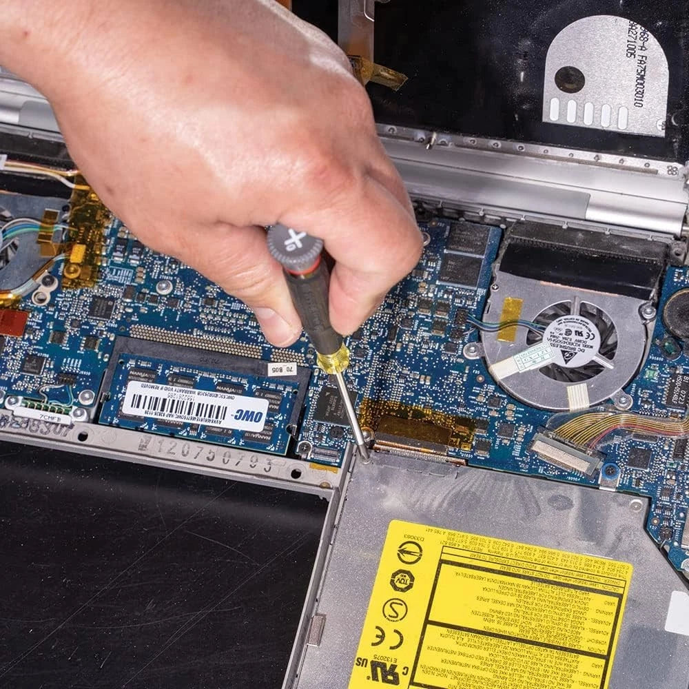 8-Piece Mini Precision Screwdriver Set with Cushion-Grip Handles for Electronics