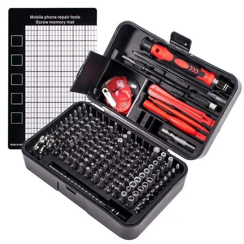 170 In1 Magnetic Screwdriver Bits Set Torx Phillips Screw Kit Electrical Wrench