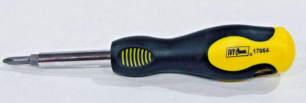 (6-Pack) 6 in 1 Screwdriver Set With Reversible Bit by Ivy Classic