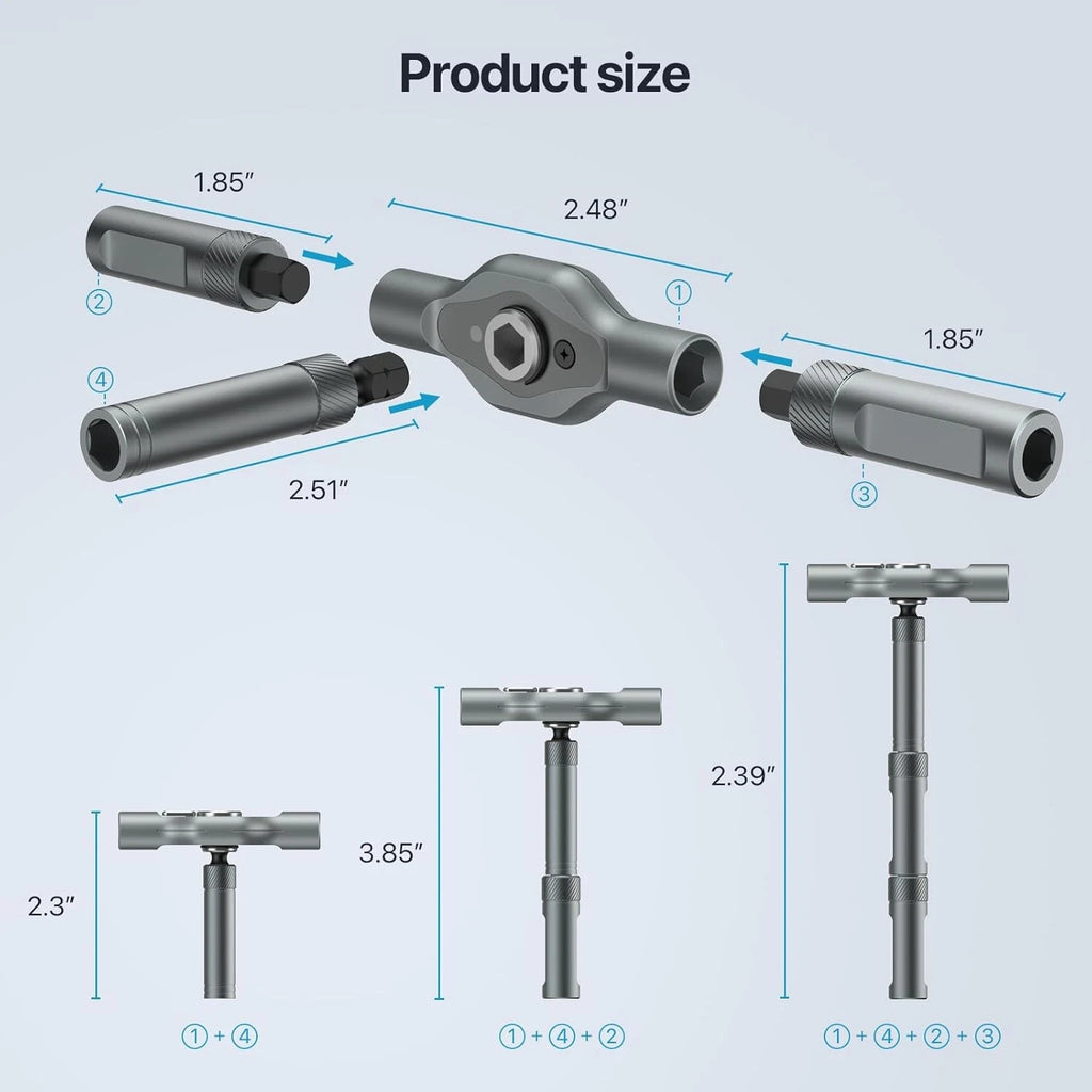 24 in 1 Magnetic Screwdriver Set, DIY Ratchet Mini Set,...