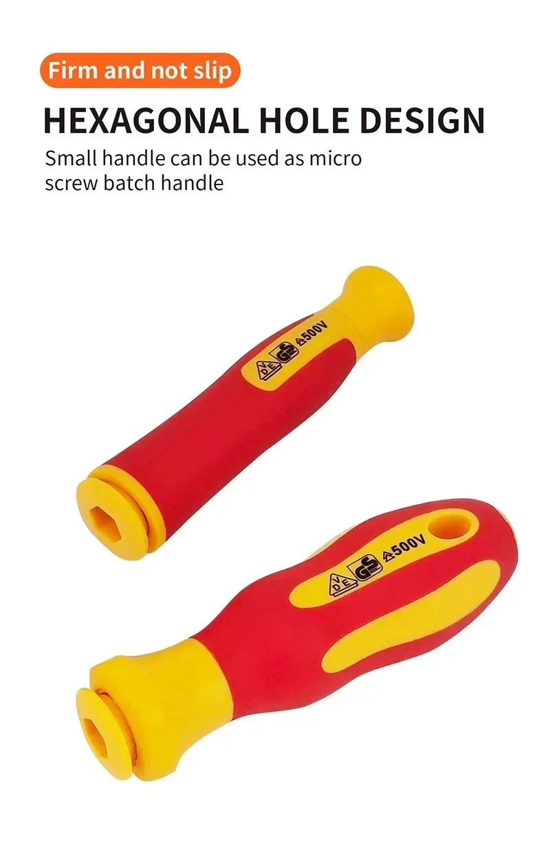 Electrician Insulated Magnetic Screwdriver Set Phillips Torx Screw Driver Bits