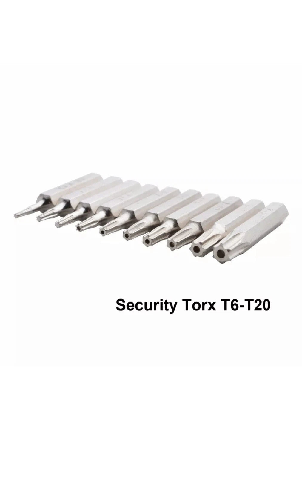 Torx Bit Driver Set CR-V Security Torx T3 T4 T5 T6 T7 T8 T9 T10 T15 T20 10 PCS