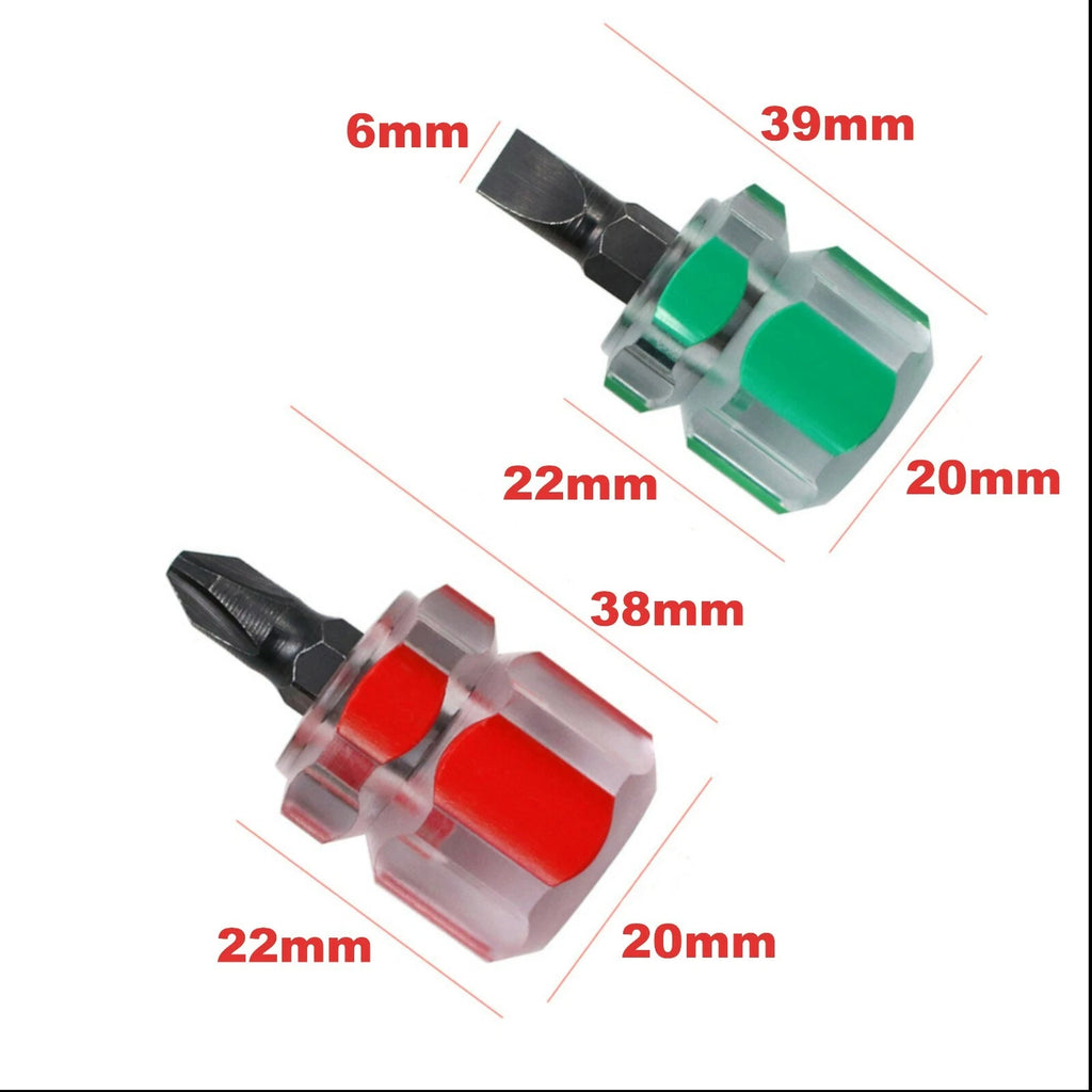 Mini Screwdriver Set Micro Miniature PH2 Bit 6mm Flathead Screwdrivers Hand Tool