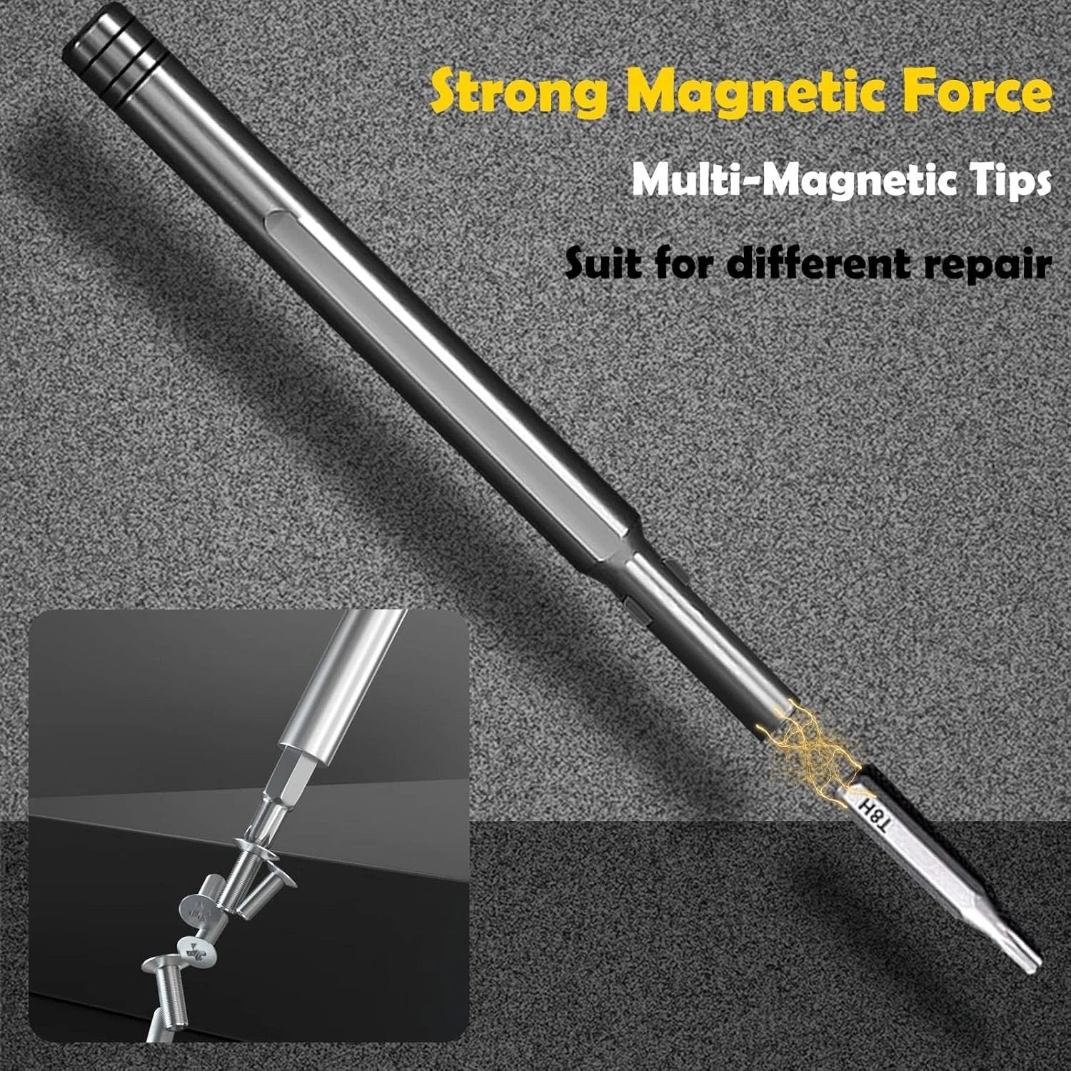 Precision Screwdriver Set, 27 in 1 Small Screwdriver Set Magnetic, Mini S2 Steel