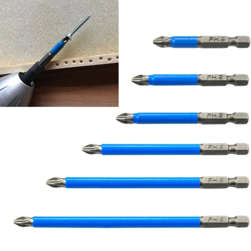 6 pcs Tip for Power Screwdriver Drill Screwdriver Bit Set Workers Use