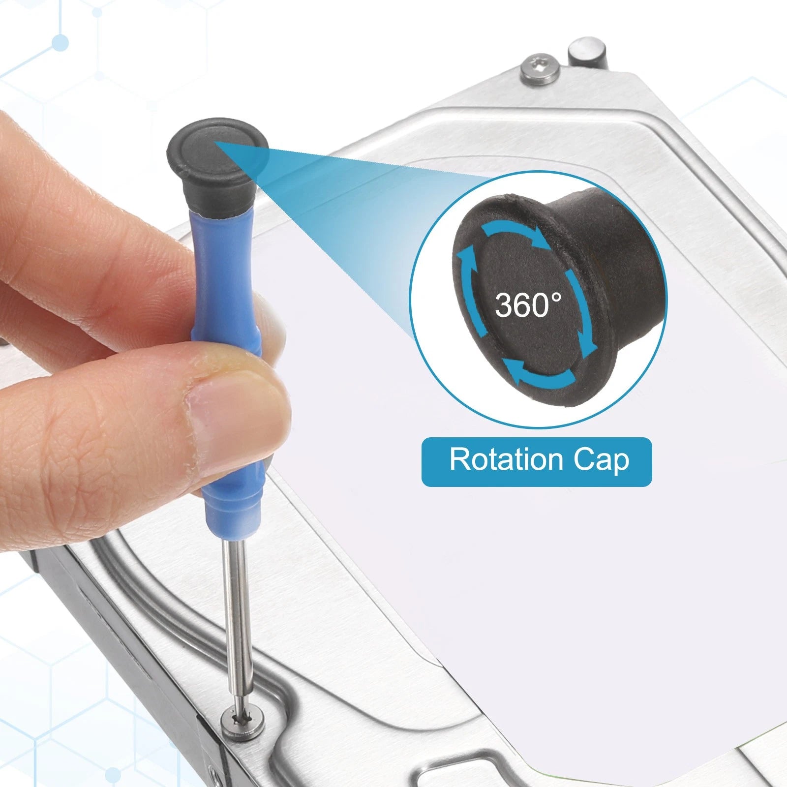 6pcs Small Screwdriver Set with Phillips Slotted Torx Star Y-type Magnetic