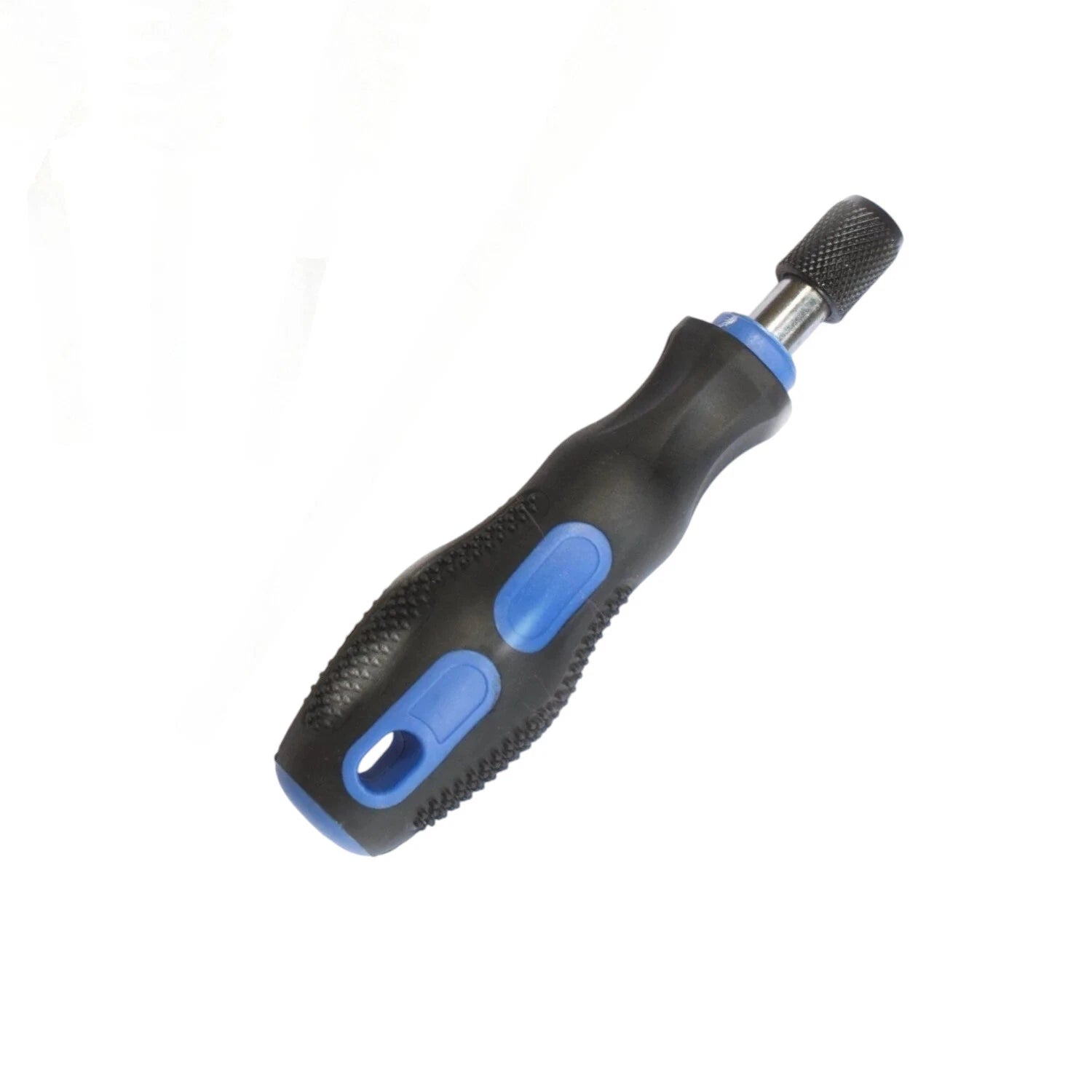 Screwdriver Handle 1/4" Hex + 5 Pack Plain Slotted Bit Set 6.5mm x 25mm