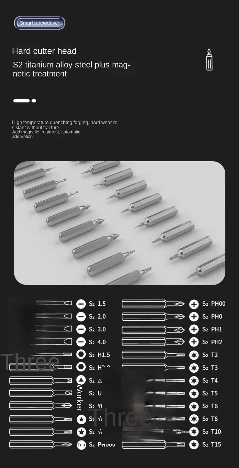 Automatic Screwdriver Set/Inteligent Power Off Brake Electric Screwdriver Set