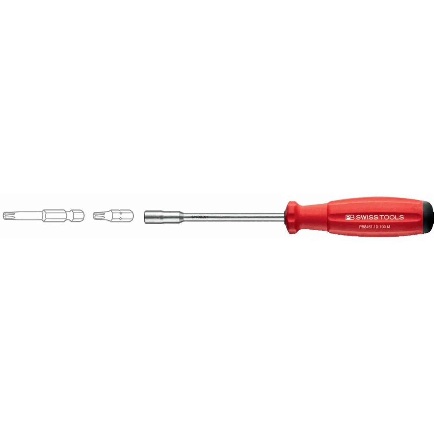 PB Swiss Tools PB 8451.10-100 M SwissGrip Universal Bit Holder