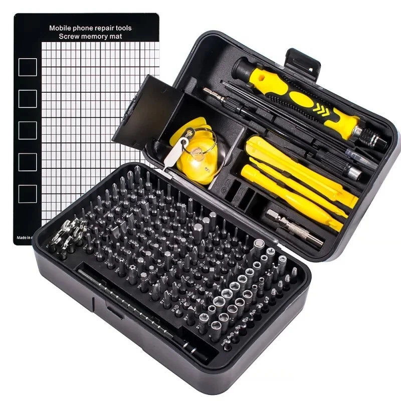 170 In1 Magnetic Screwdriver Bits Set Torx Phillips Screw Kit Electrical Wrench