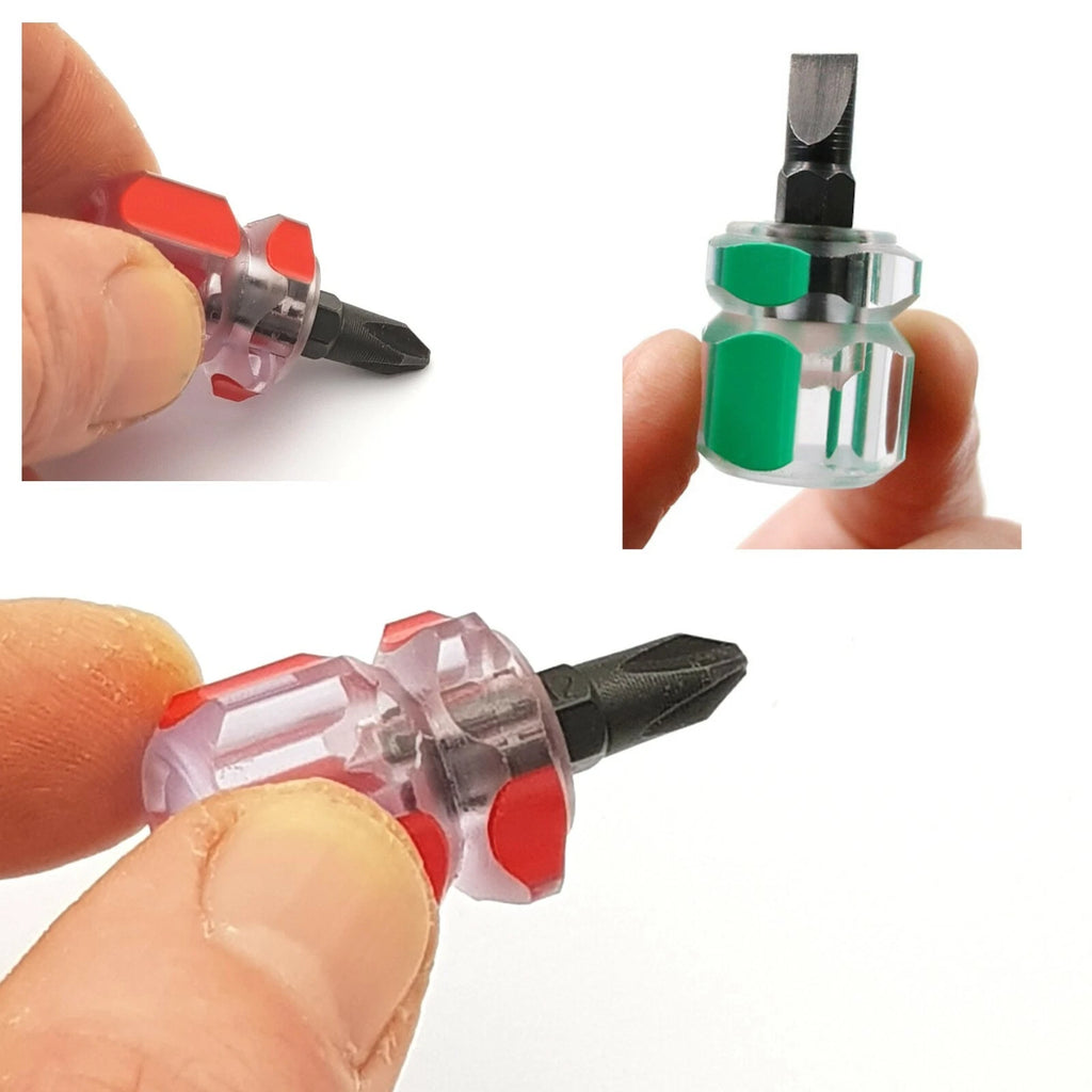 Mini Screwdriver Set Micro Miniature PH2 Bit 6mm Flathead Screwdrivers Hand Tool