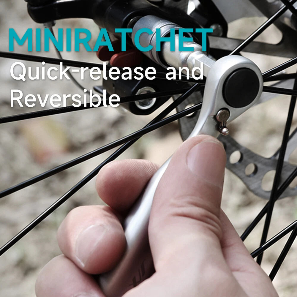 Polycarbonate and Alloy Steel 41-Pieces Mini Ratchet and Screwdriver Set E0