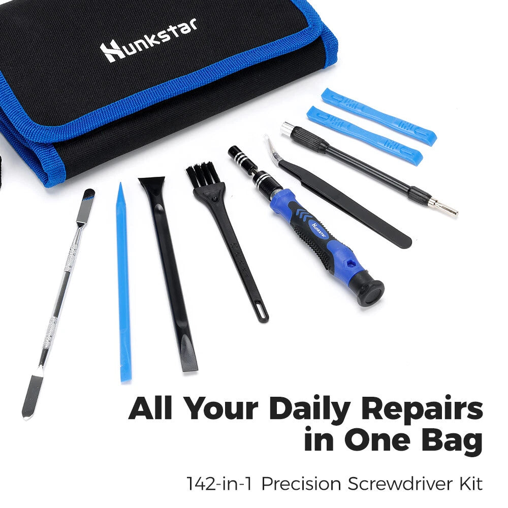 142 in 1 Hunkstar Precision Screwdriver Set for PC Phone Electronics Repair Tool