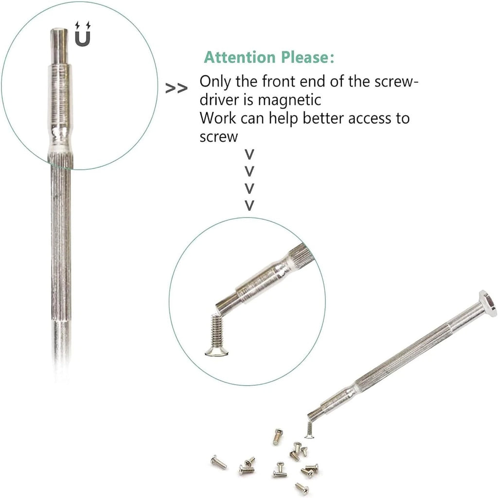 11PCS Mini Precision Screwdriver Set, Small Tools with 11 Size 11PCS, Black