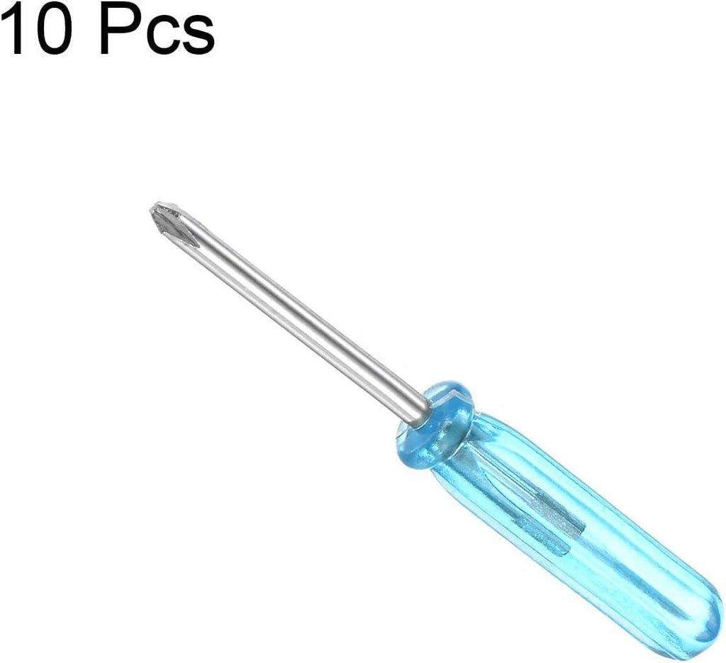 10 Pcs Mini Phillips Screwdriver, 2.0mm Cross Head 45mm Length for Small Repair,