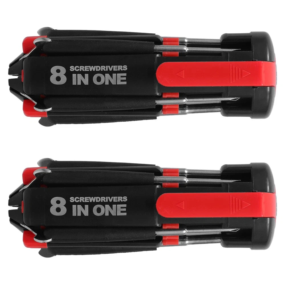 2Pcs Screwdirver Stubby Screwdriver Set Magnetic Screwdriver Set