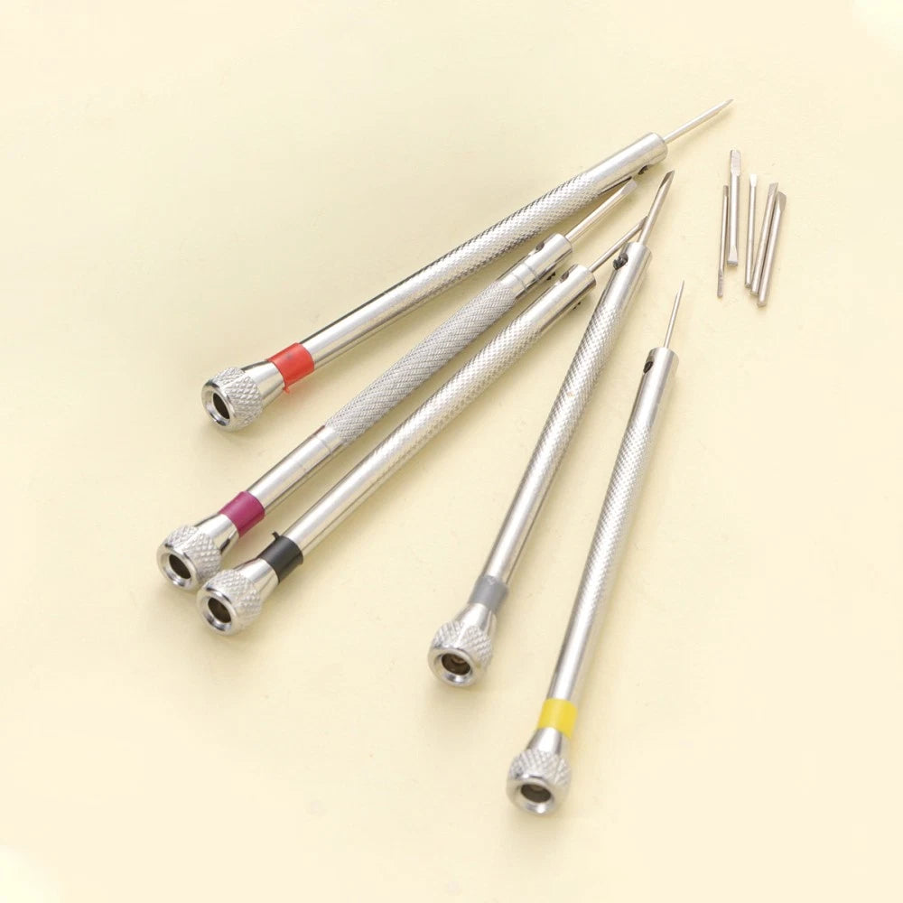 5 Pcs Small Screwdriver Set Eyeglass Repair Watch Eyeglasses Kit