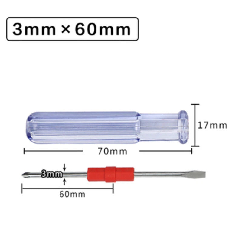 Dual-purpose Screwdriver Double Head Magnetic Screwdriver 2 in 1 Cross & Slotted