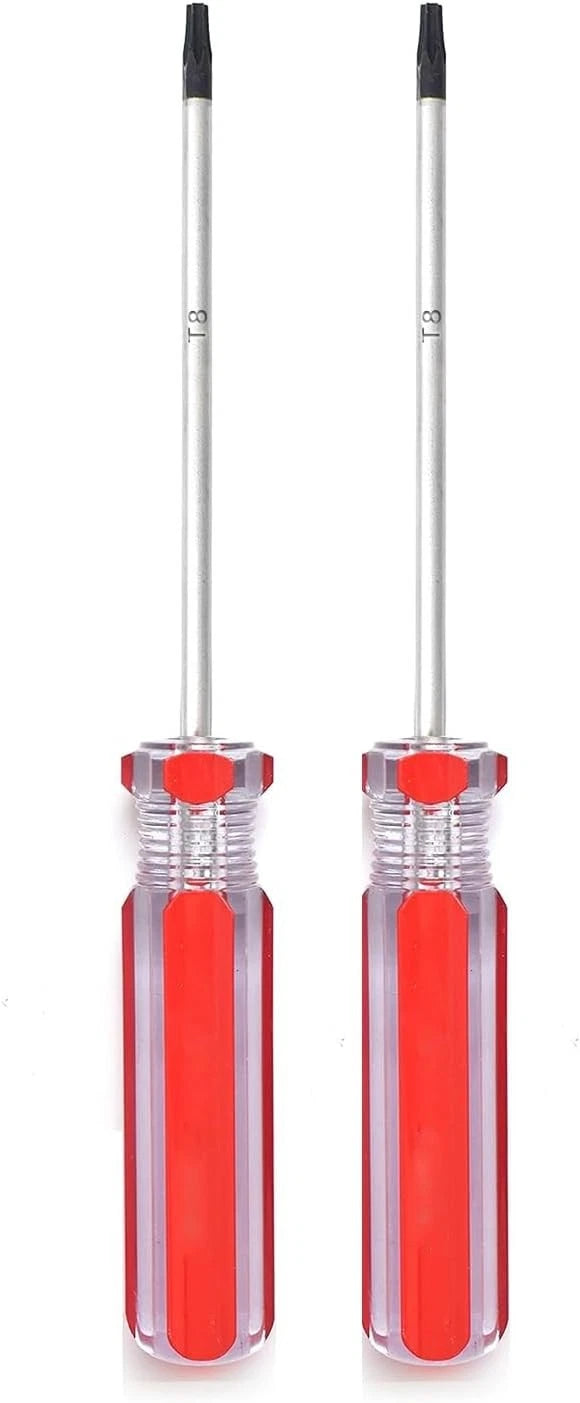 T8H Torx Screwdriver 2PCS Set, 2Pack T8 Torx Security Screwdrivers with Magne