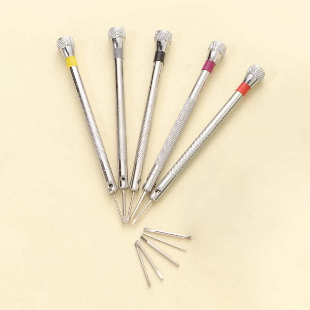 5 Pcs Small Screwdriver Set Eyeglass Repair Watch Eyeglasses Kit