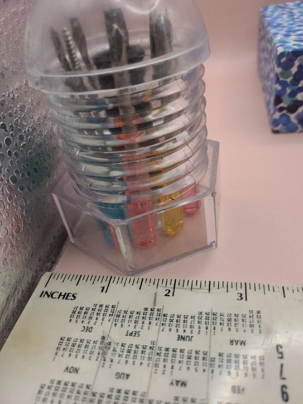 Plastic 8 Piece Screwdriver Set With Case, Used, Good Condition