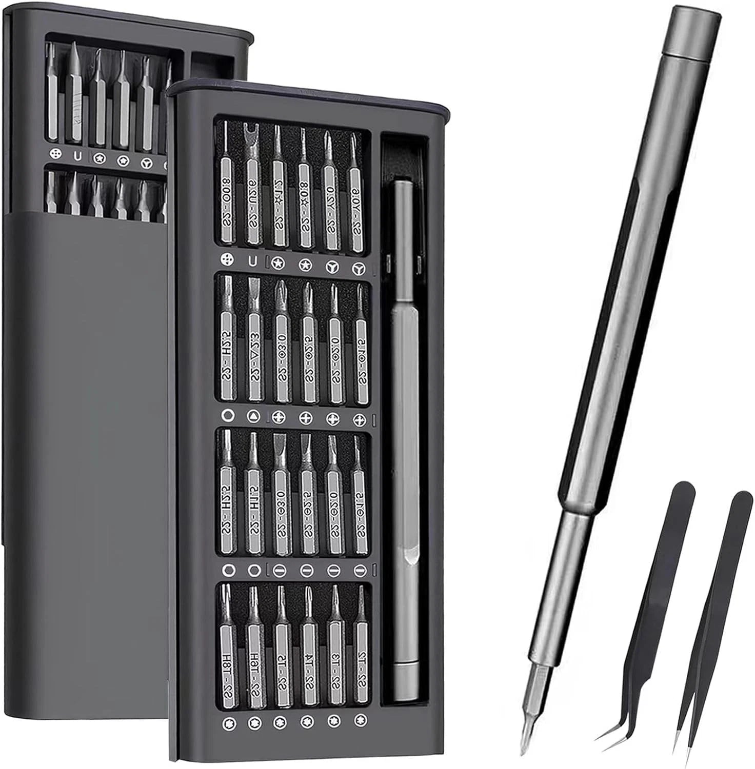 Precision Screwdriver Set, 27 in 1 Small Screwdriver Set Magnetic, Mini S2 Steel
