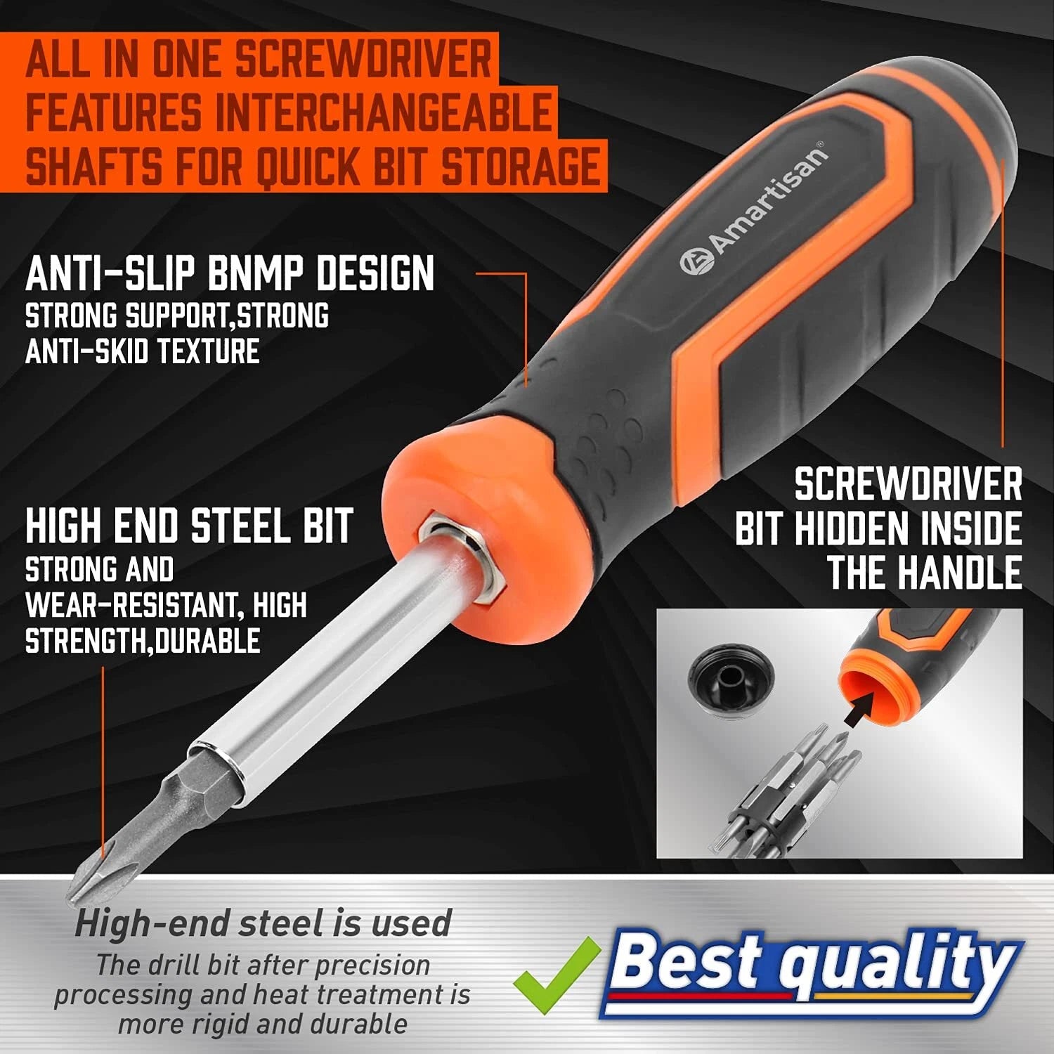 18-in-1 Multi-bit Screwdriver Set Tool All in One Portable Multi-Purpose Scre...