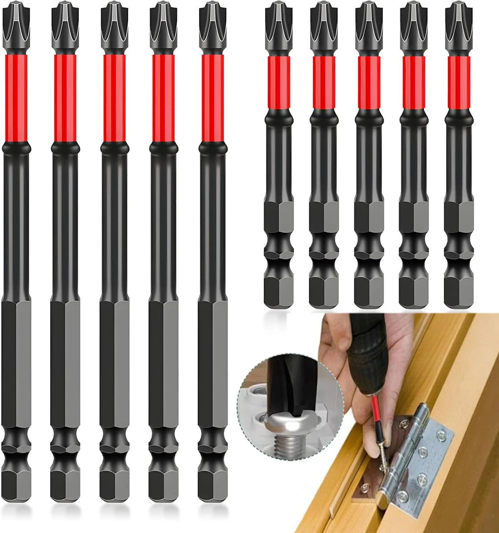 5-10pcs FPH2 Impact Screwdriver Bit Set-S2 Steel 65mm &110mm Slotted Heads US
