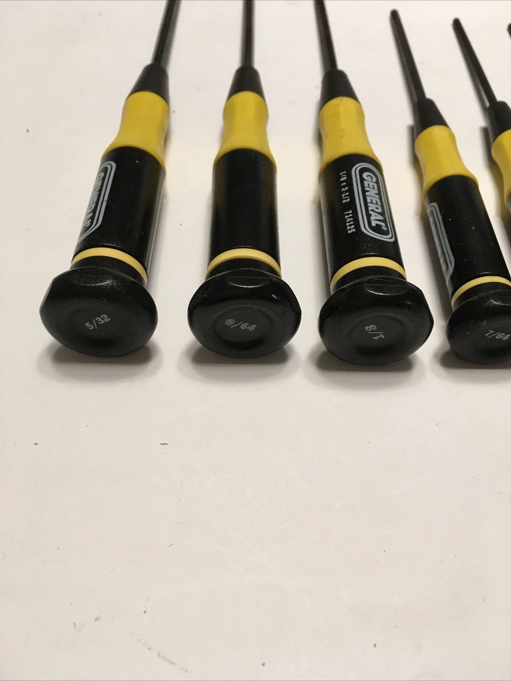 General Tool 8 Piece Ball Hex Precision Screwdriver Set NIB!!