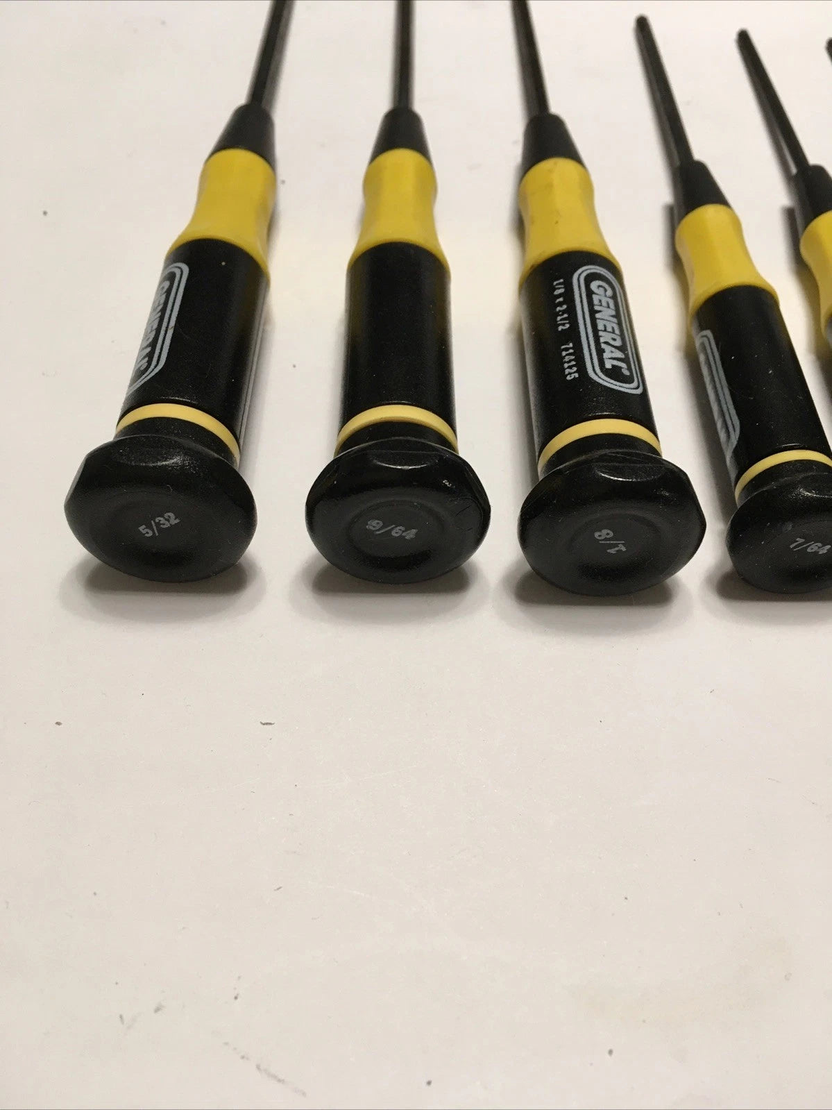 General Tool 8 Piece Ball Hex Precision Screwdriver Set NIB!!