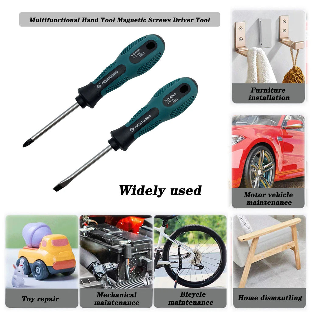6pcs Screwdriver set Repair Tool Magnetic Phillips / Slotted Muti-Purpose hand t