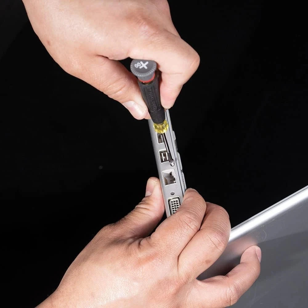 8-Piece Mini Precision Screwdriver Set with Cushion-Grip Handles for Electronics