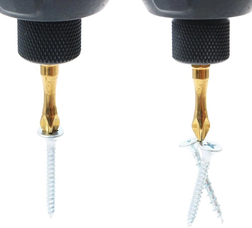 2" Titanium Coated Magnetic PH2 Screwdriver Bits Set #2 for Impact Drivers