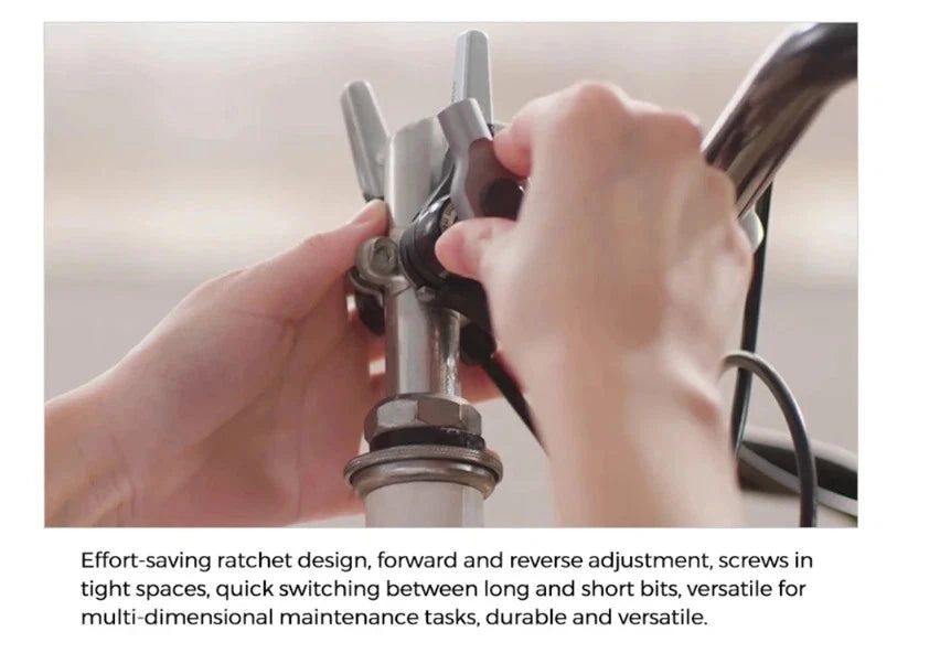 42-in-1 Precision Ratchet Screwdriver Set Portable Hand Tool Multifunctional