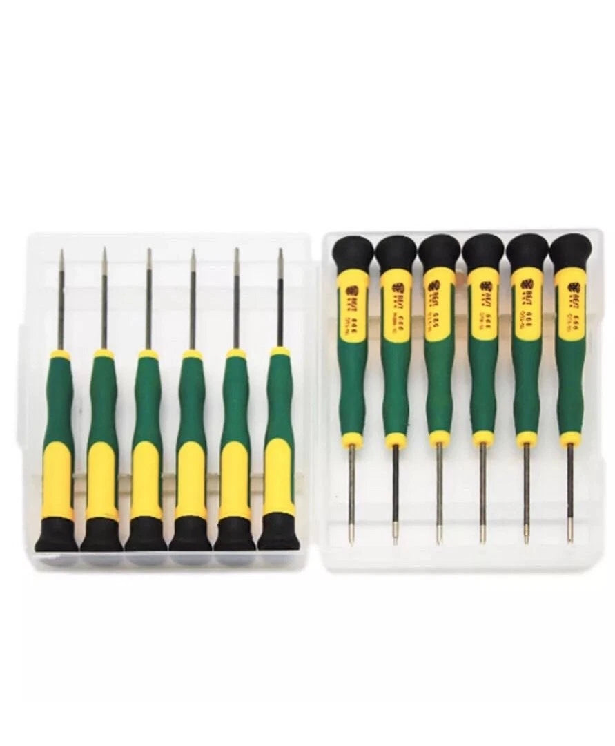 12PCS Screwdriver Tool Set With Torx T2 T3 T4 T5 T6 T8, Pentalobe 0.8 1.2 P5 P2