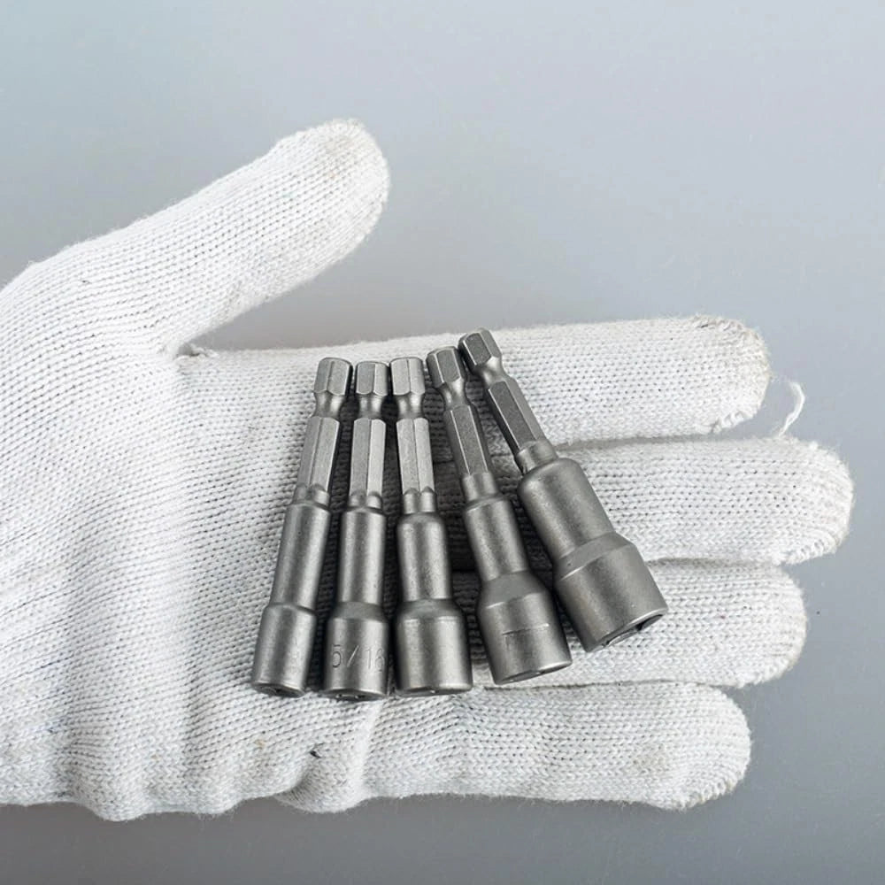 10-Piece Ultra Magnetic 5/16 Nut Driver Set for Impact Drills, 2.5" Shank