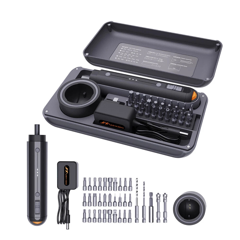 38-in-1 Multi-Function 4N.m Torque 3.6V Electric Screwdriver Set 220RPM E0