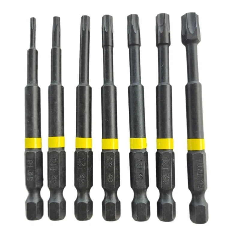 Driver Bit Tool Set 10Pcs High Adhesion for Secure Screwing Screwdriver