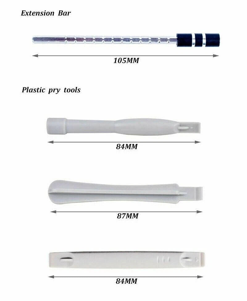 Magnetic screwdriver bit set for iphone/macbook tool kit set 117pcs