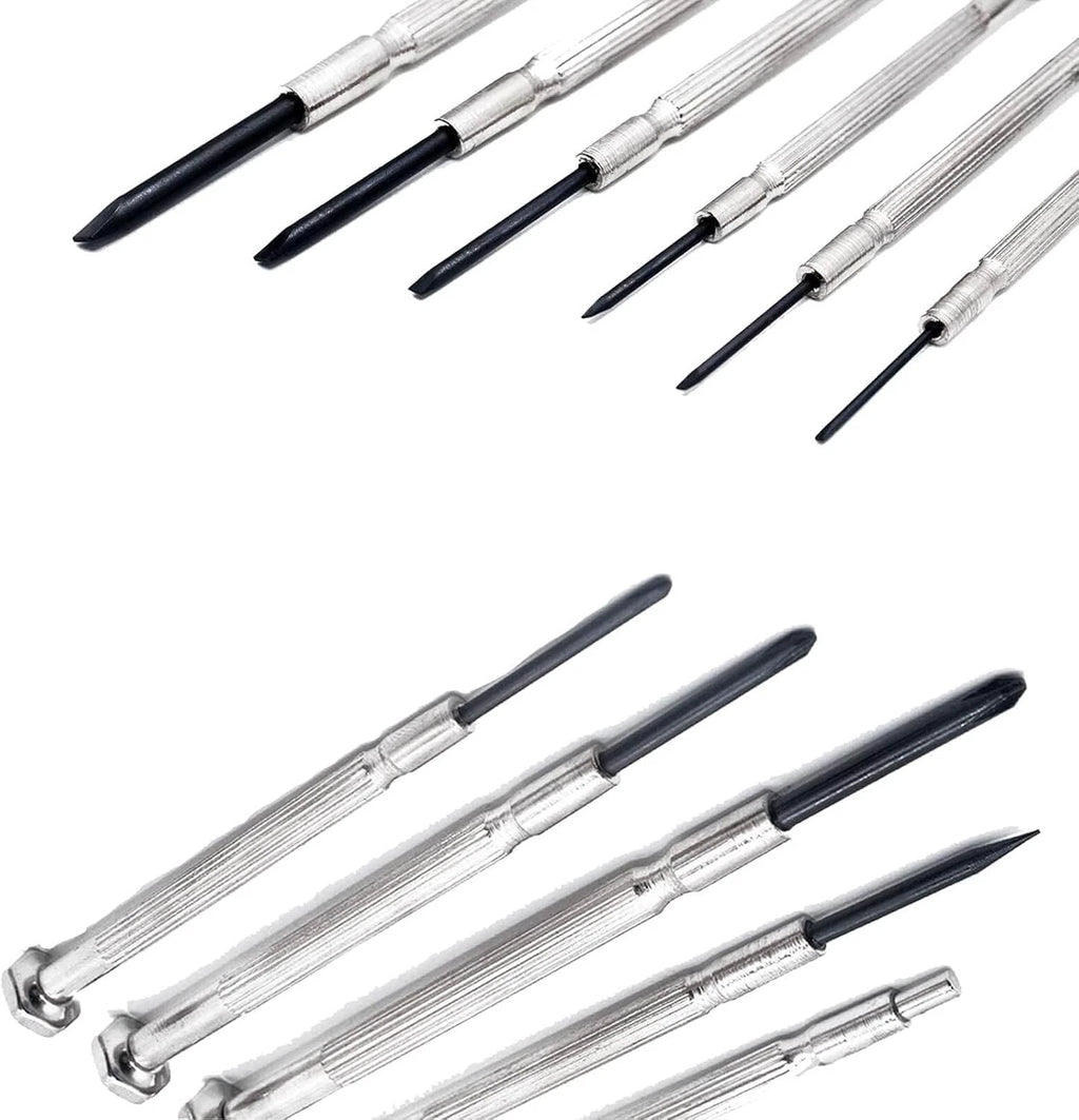 11PCS Mini Precision Screwdriver Set, Small Tools with 11 Size 11PCS, Black