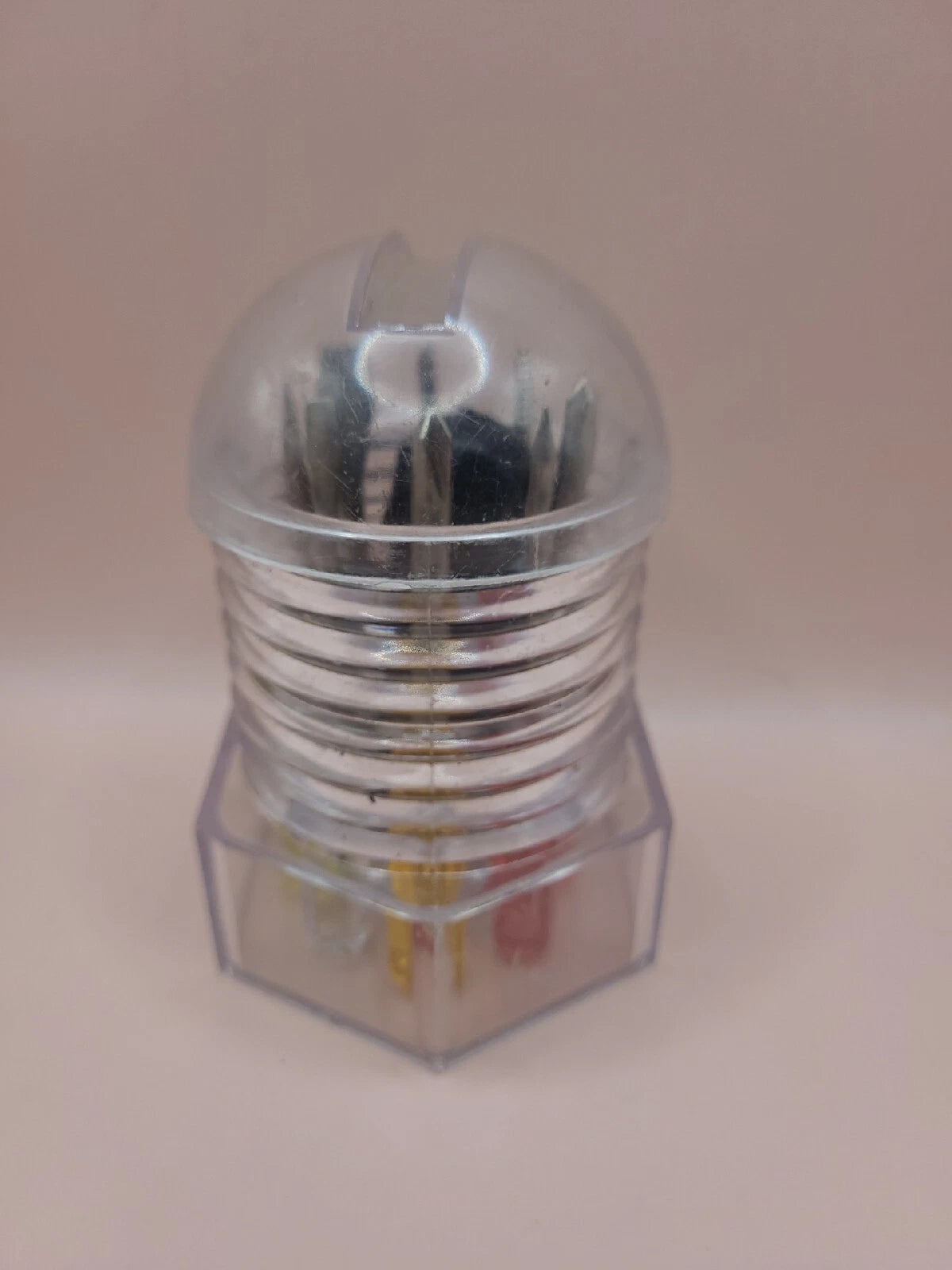 Plastic 8 Piece Screwdriver Set With Case, Used, Good Condition