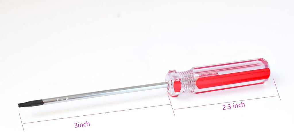 T8H Torx Screwdriver 2PCS Set, 2Pack T8 Torx Security Screwdrivers with Magne