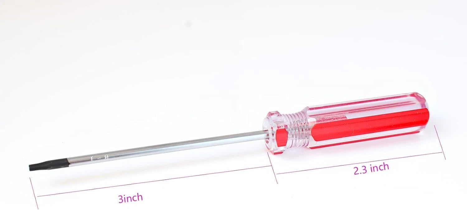 T8H Torx Screwdriver 2PCS Set, 2Pack T8 Torx Security Screwdrivers with Magne