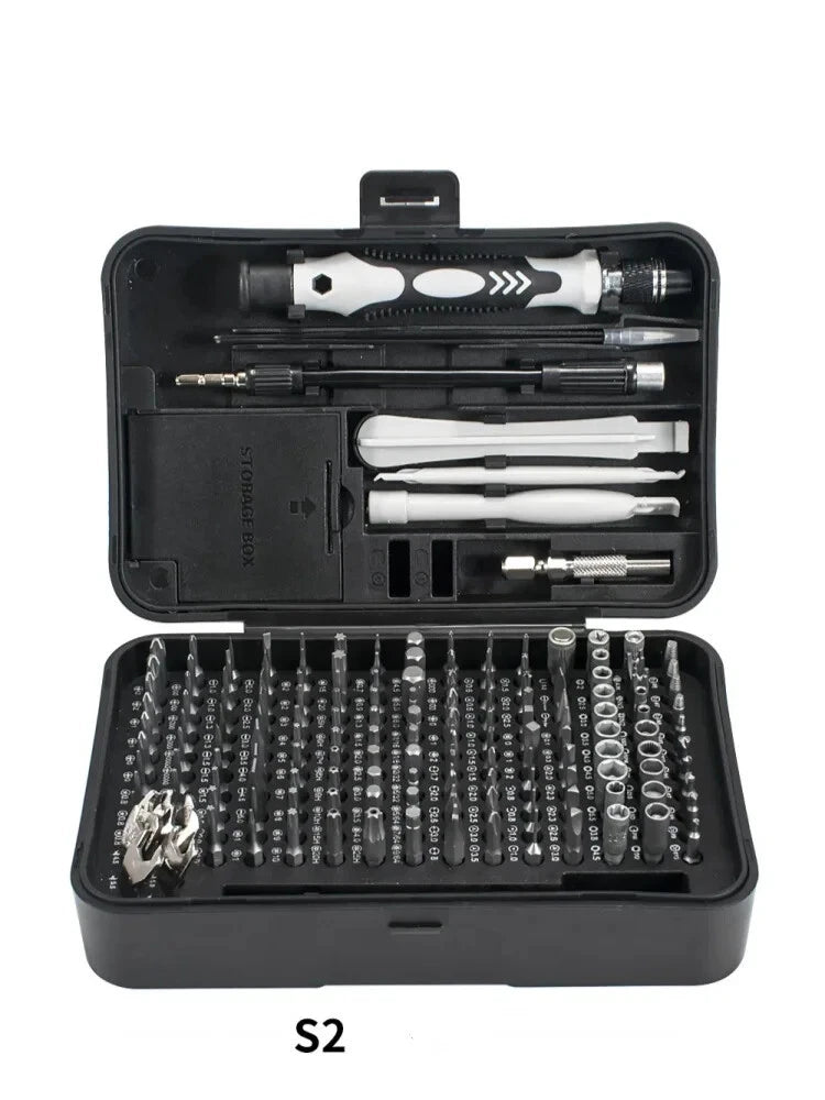 170 In1 Magnetic Screwdriver Bits Set Torx Phillips Screw Kit Electrical Wrench