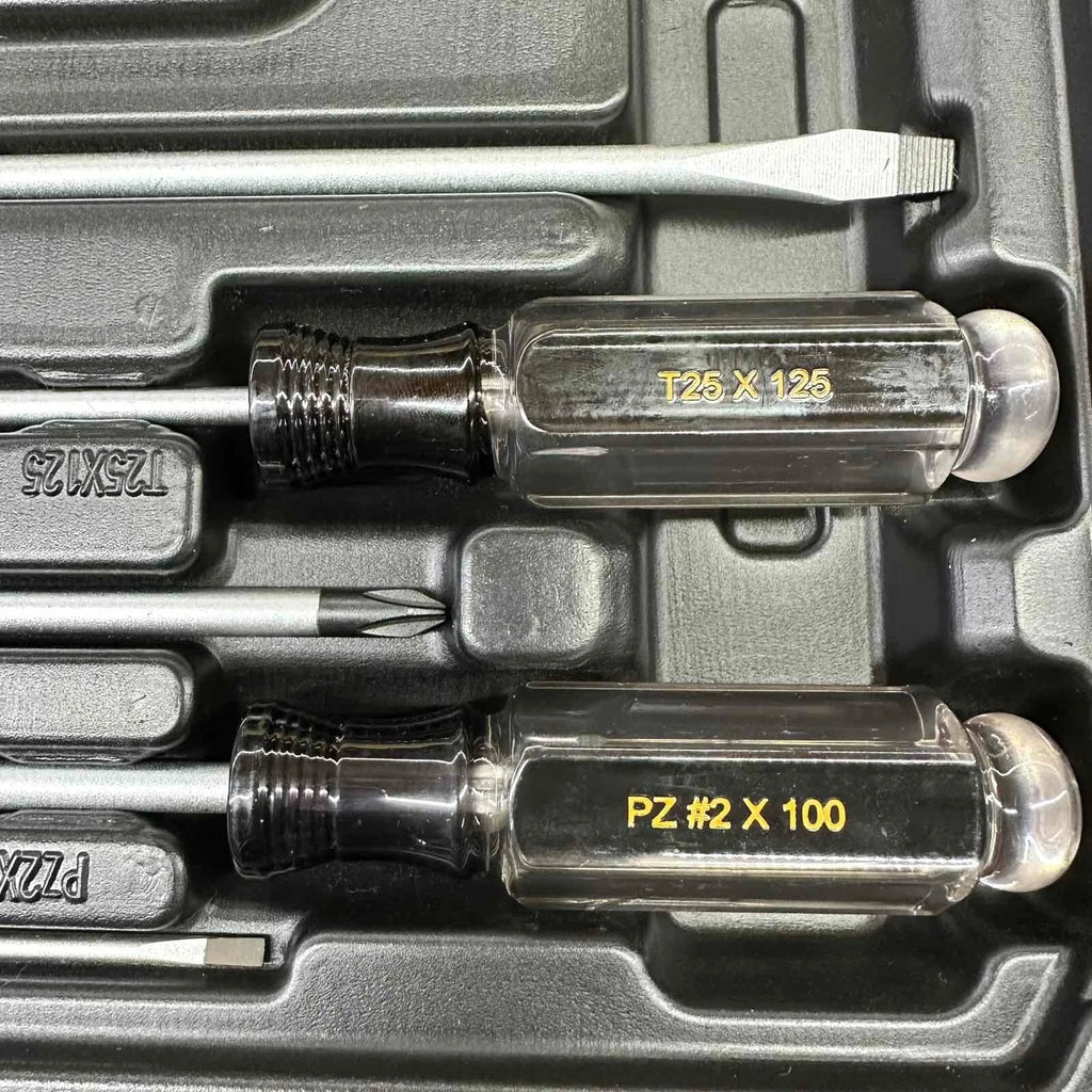 Brand New Magnetic 12 Pieces Tacklife HHS7B Screwdriver Set with Case